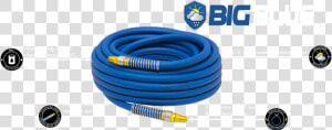 Big Blue Pvc Air Hose   Ethernet Cable  HD Png Download