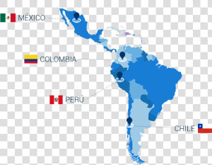 Latin America And The Caribbean Region  HD Png Download