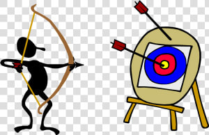 His Objective Might Be To Hit The Bulls eye   Missing The Target Gif  HD Png Download