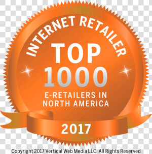 Internet Retailer 2017 Top 1000 E retailers In North   Internet Retailer 1000 Logo  HD Png Download