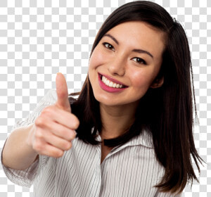 Women Pointing Thumbs Up Royalty free Png Image  Transparent Png