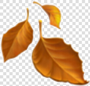 Emoji Leaf Fall Blatt Blätter Freetoedit   Transparent Fall Leaves Emoji  HD Png Download