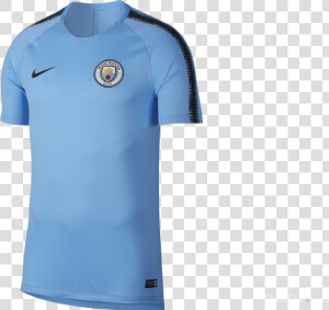 Football Shirt Nike Manchester City Fc Breathe Squad   Maillot Entrainement Roma  HD Png Download