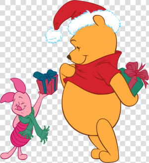 Collection Of Disney Pooh Christmas Clipart High Quality   Winnie The Pooh Natale  HD Png Download