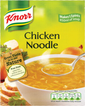 Knorr Chicken Noodle Soup 48g   Broccoli And Stilton Soup Knorr  HD Png Download