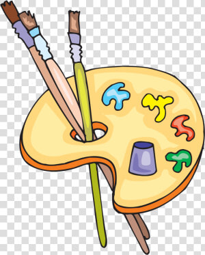 Paint Easel Clip Art   Arts And Crafts Clipart  HD Png Download