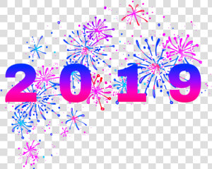  2019  newyear  fireworks  sparkle  holiday  celebration   Graphic Design  HD Png Download