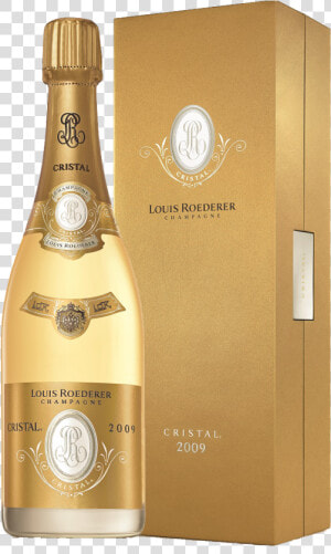 Cristal Champagne Gift Box  amp  Bottle   Louis Roederer Cristal 2009  HD Png Download