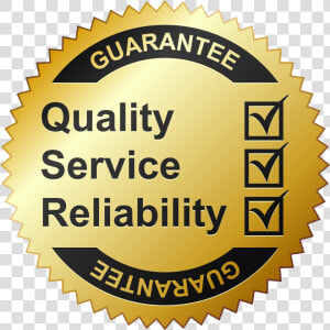 Quality Service Reliability  HD Png Download