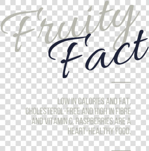 Fruity Fact Raspberry   Calligraphy  HD Png Download