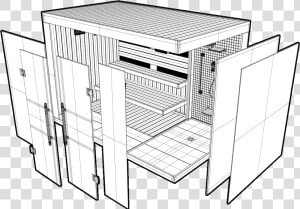 Bespoke Commercial Sauna Layout   Architecture  HD Png Download