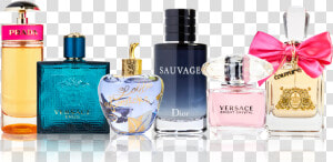 Collection Of Fragrance Bottles   Perfume  HD Png Download