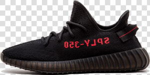 Adidas Yeezy Boost 350 V2 Sneakers   Yeezy Core Black Red  HD Png Download