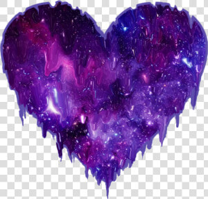  corazon  heart  derretido  galaxia   Galaxia Derretida  HD Png Download