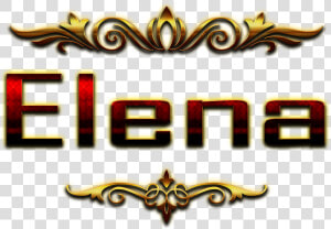 Elena Decorative Name Png   Indra Name  Transparent Png