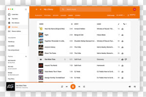 Default Google Theme   Google Music Desktop Player Mac Custom Styles  HD Png Download