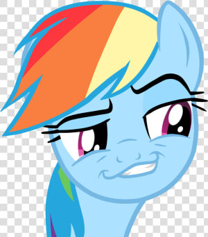 Transparent Meme Face Png   Mlp Rainbow Dash Face  Png Download