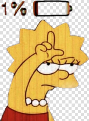  simpsons  sad  broken  brokenheart   Lisa Simpson Loser Png  Transparent Png