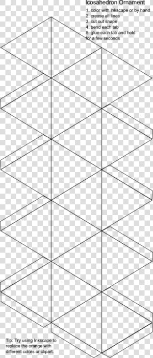 Blank Icosahedron Ornament Clip Arts   Circle  HD Png Download