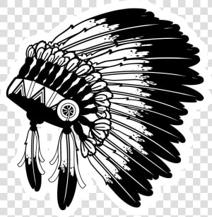 Native American Headdress Illustration   Native American Headdress Transparent  HD Png Download