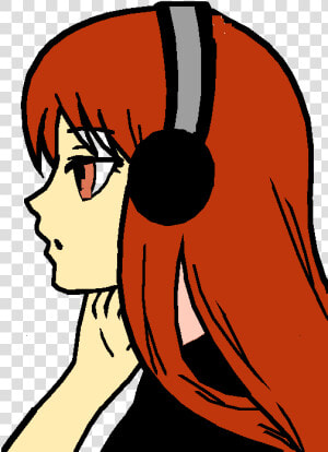 Me Listening 2 Music   Girl Who Loves Music  HD Png Download