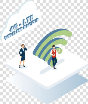 4g Lte Wireless Backup   Illustration  HD Png Download