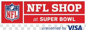 Nfl Shop Presented By Visa Logo   Emblem  HD Png Download