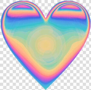  heart  emoji  heartemoji  holo  holographic  valentine   Picsart Emoji No Background  HD Png Download