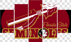 Hd Printed Florida State Seminoles Football Logo   Graphic Design  HD Png Download