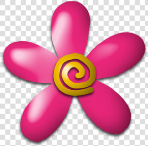 Imágenes Infantiles  Flor Fucsia Y Amarilla   Flores Png Sin Fondo  Transparent Png