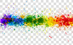 Splash Clipart Colorful Splash   Transparent Background Paint Splatter  HD Png Download