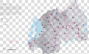 Mappingrwanda Transportation roads   Atlas  HD Png Download