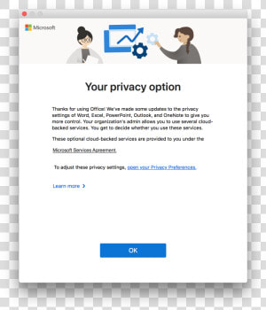 Office 365 Mac First Run Dialog  HD Png Download