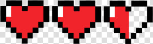  hearts  pixel  pixelart  minecraft  hp  health  damage   Insect  HD Png Download