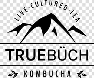 Truebuch 3   Black   True Buch Kombucha Logo  HD Png Download