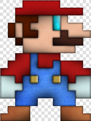 8 Bit Mario Png   Mario Pixel  Transparent Png