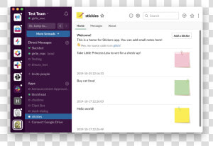 Slack App Home  HD Png Download