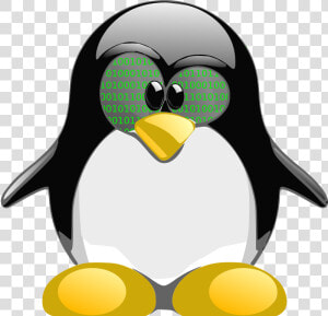 Tux Nerd   Icon Linux Mint Pinguin  HD Png Download