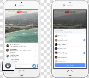 Facebook Live   Invite Someone On Facebook Live  HD Png Download