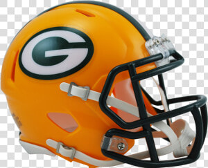 Green Bay Packers Speed Mini Helmet   Green Bay Packers Helmet  HD Png Download