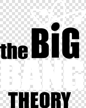 The Big Bang Theory Logo Black And White   Big Bang Theory Logo Png  Transparent Png