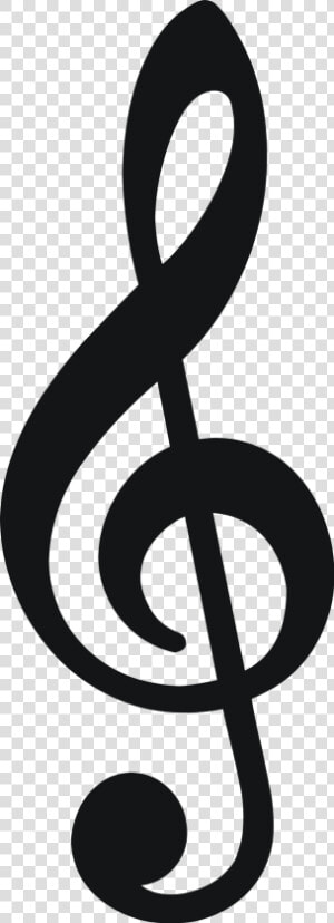 Music Clipart Treble Clef   Music Note Clipart  HD Png Download