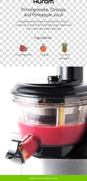 Pomegranate  Orange  And Pineapple Juice   Juicer  HD Png Download