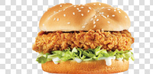 Kfc Zinger Burger Png  Transparent Png