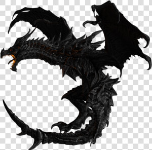 The Elder Scrolls V   Skyrim Alduin Png  Transparent Png