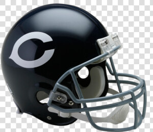 Chicago Bears Vsr4 Authentic Throwback Helmet   Football Helmet  HD Png Download