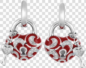 Belle Étoile Key To My Heart Red Earrings   Earrings  HD Png Download