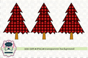 Tree Design Buffalo Plaid Christmas Sublimation Printable   Buffalo Plaid Christmas Tree  HD Png Download