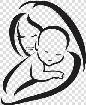 I Love You Mother Png Picture   Mother And Child Drawing  Transparent Png