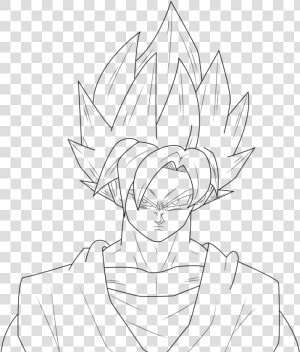 Goku Ssgss Drawing At Getdrawings  HD Png Download